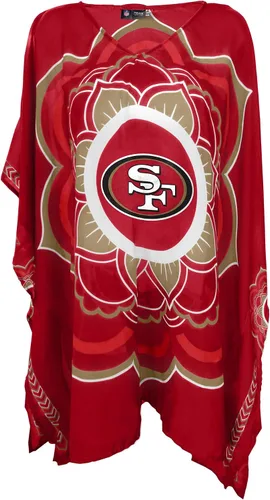 Vista 22 de Caftán de la NFL, Rojo, talla única Se ajusta a la mayoría