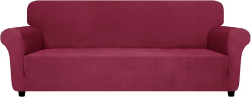 Vista 80 de ZNSAYOTX Funda súper elástica para silla (30"-47"), nuevas fundas de silla a rayas para sala de estar, aptas para perros y mascotas, protector