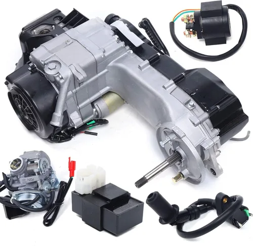 Vista 12 de Kits de Reemplazo de Motor de 4 Tiempos 140CC, Motor Monocilíndrico CDI con Palanca de Arranque a Patada y Palanca de Cambio, Conjunto de Colector