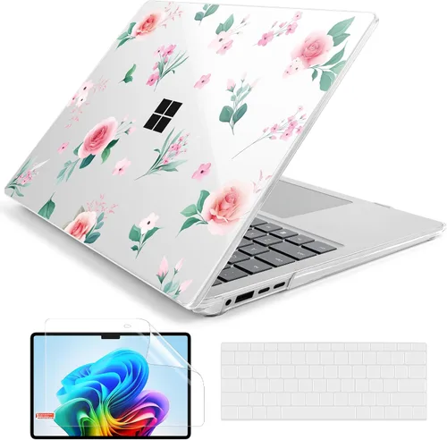 Vista 23 de Batianda Funda para portátil Microsoft Surface de 15 pulgadas para negocios 8ª edición 2026 y Surface Laptop 7 2024, carcasa protectora delgada
