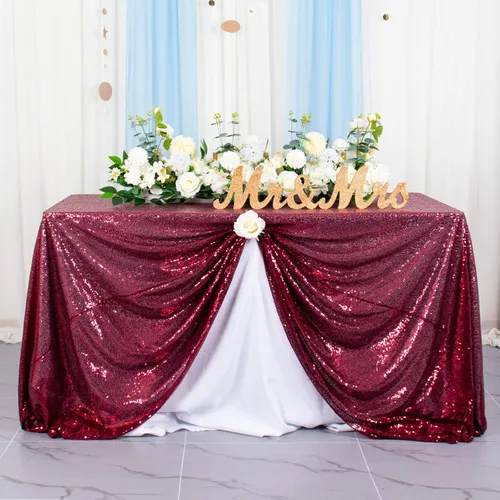 Vista 28 de AMZLOKAE Mantel de Lentejuelas Cuadrado 50x50 Azul Bebé Cubierta de Mesa con Purpurina Manteles para Fiestas Mantel Sin Costuras Azul Claro
