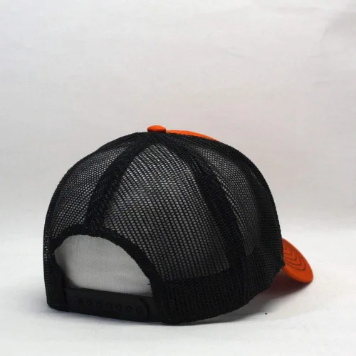 Vista 16 de Gorra de béisbol de camionero de malla de algodón de dos tonos de malla de algodón de dos tonos