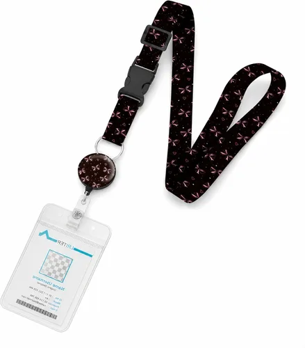 Vista 10 de Cordón de barco de crucero, con cordón de identificación ajustable con cierre desmontable, soporte impermeable para tarjetas de identificación
