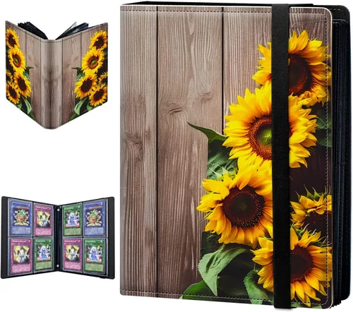 Vista 8 de Carpeta para tarjetas intercambiables, 4 bolsillos para tarjetas intercambiables, 160 bolsillos de doble cara, fundas para tarjetas