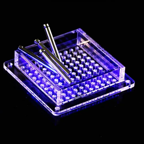 Vista 5 de DUEBEL Caja para hacer caviar, 100 agujeros, para preparar salsa de huevas, kit de gastronomía molecular, kit de esferificación de cocina Boba