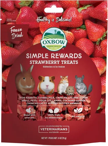 Vista 11 de Oxbow Simple Rewards - Golosinas de conejillo de indias y conejos, plátano