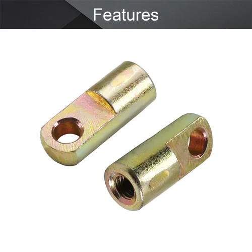 Vista 3 de Othmro 2 unids Cilindro Clevis Y Junta M6x1 Rosca Hembra Y Conector 1.102 in Longitud Cilindro de Aire Rod Cilindros de Cilindro Cilindros de Aire
