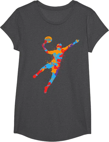 Vista 33 de Playera de Padel Playera Colorida Plataforma Tenis Paddleball Niños Camiseta de Padel