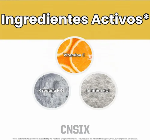 Vista 6 de CNSix Cápsulas de creatina por NutraOne - Creatina HCL para ayudar a desarrollar músculo magro* (600 mg - 200 cápsulas)