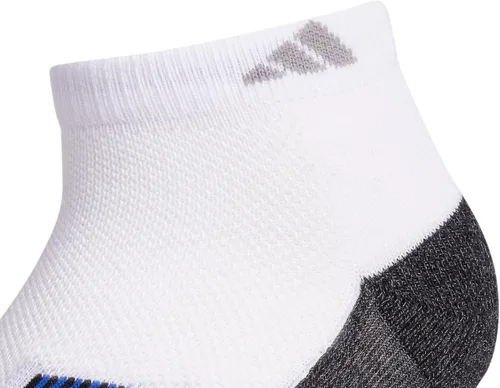 Vista 3 de adidas unisex-child Kids-boysGirls Cushioned Angle Stripe Low Cut Socks 6-pair