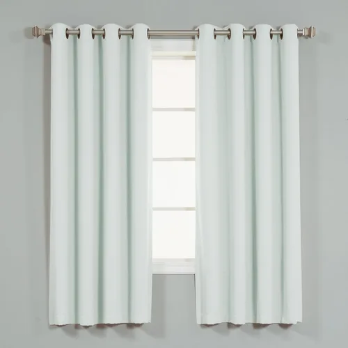 Vista 11 de Best Home Fashion Cortinas opacas aisladas térmicamente - Parte superior del ojal de bronce antiguo - 52" de ancho x 84" Largo - (Juego de 2 Paneles)
