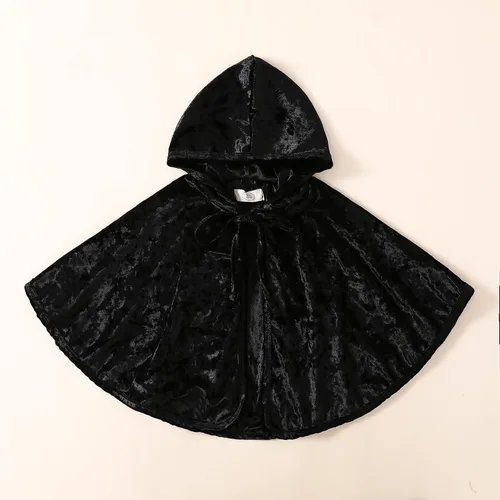 Vista 7 de USKIDKK Disfraz de bruja Hocus Poccus con capucha para bebés y niñas pequeñas para Halloween