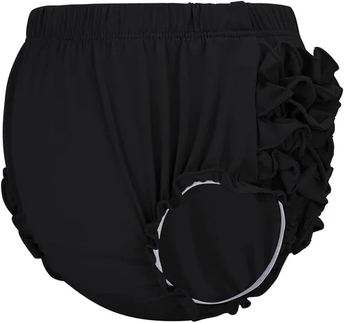 Vista 2 de Century Star Fundas de pañales con volantes para bebés y niñas, de algodón, para bebés, niñas, ropa