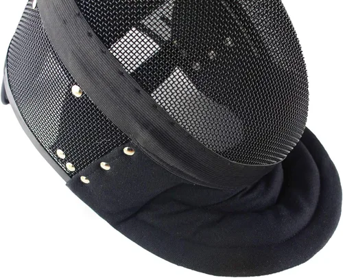 Vista 8 de LEONARK Armoury Casco Hema - Máscara de entrenador de esgrima - Máscara de grado nacional certificada CE 350N - Equipo de protección de esgrima