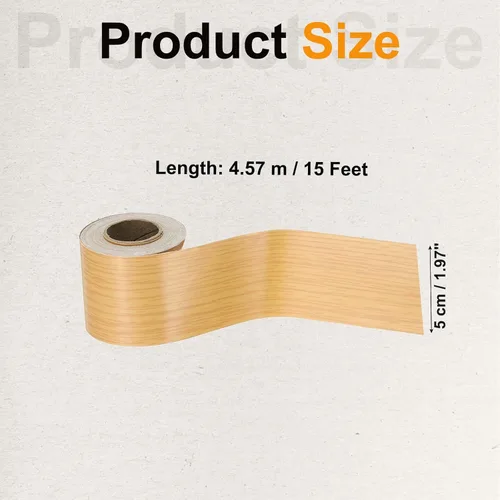 Vista 2 de PATIKIL Cinta de Veta de Madera de 2 pulgadas x 32 pies, Cinta de Reparación de Textura de Madera Autoadhesiva, Parche de Efecto de Madera Realista