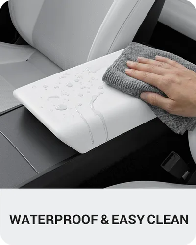 Vista 8 de BASENOR Funda para reposabrazos de consola central para Tesla Model Y Juniper/Model 3 Highland 2025 2026 [antideslizante] [sin logo] Accesorios