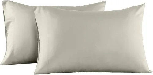 Vista 12 de Royal Tradition Hecho en Estados Unidos: juego de fundas de almohada de algodón puro de 800 hilos (tamaño estándar, azul) fundas de almohada pesadas