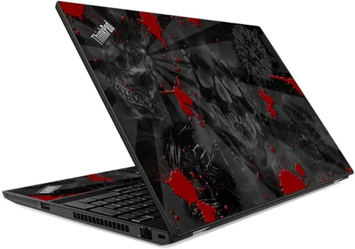 Vista 12 de LidStyles - Kit de vinilo de protección para Lenovo ThinkPad P53S (llamas abstractas)