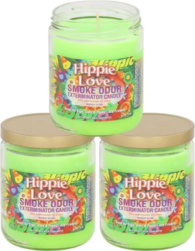 Vista 8 de Smoke Odor Exterminator - Vela en tarro de 13 oz, Hippie Love
