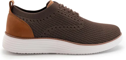 Vista 2 de Athlefit Zapatos deportivos de vestir de moda para hombre, transpirables, Oxford, zapatos para caminar casuales de negocios