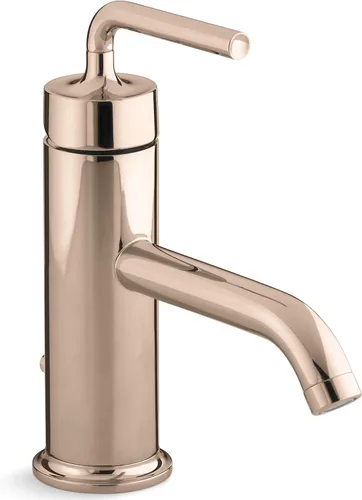 Vista 15 de KOHLER K-14408-4-AF Purist - Grifo para lavabo de baño, 3 agujeros, manijas de palanca alta generalizadas y boquilla de cuello de cisne alto, 1.2