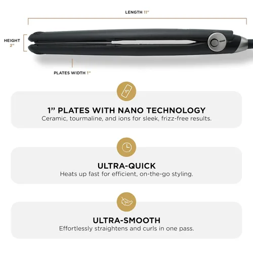 Vista 4 de COCCO GNS Flat Iron V3, Advanced Professional Hair Straightener