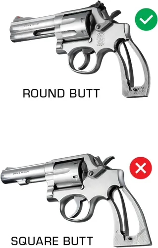 Vista 5 de Hogue S&W J Frame Round Butt Grip (Bantam G-10 G-Mascus)