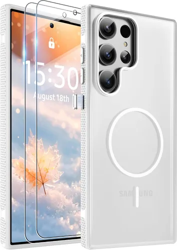 Vista 238 de Jshru Funda para Samsung Galaxy S26 Plus/Galaxy S25 Plus: para Galaxy S24 Plus [compatible con Magsafe] [2 protectores de pantalla HD] cubierta