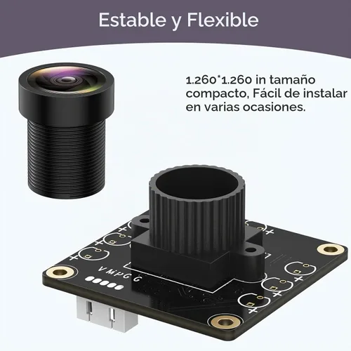 Vista 7 de 720P USB 2.0 UVC Camera with 120° DFOV for Raspberry Pi, Jetson Nano, Embedded Hardware - Support Windows, Linux, Mac OS, Android