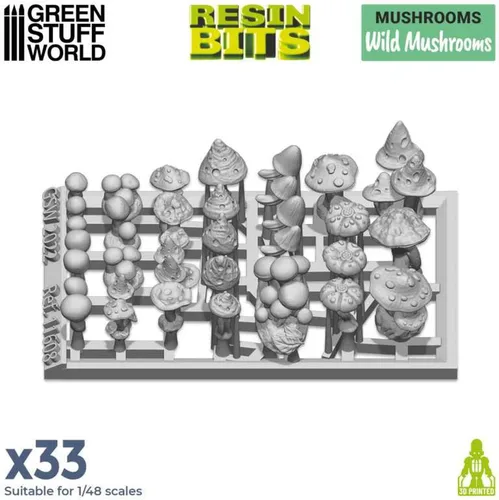 Vista 3 de Green Stuff World para Modelos y Miniaturas - Wild Hongos 11608