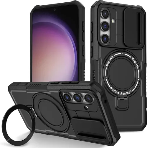 Vista 114 de Funda magnética para Samsung Galaxy Note 20 Ultra, soporte para teléfono, funda protectora mate a prueba de golpes, funda protectora para teléfono