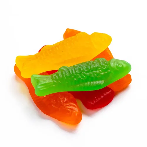 Vista 6 de SWEDISH FISH Surtido de dulces suaves y masticables, caramelos a granel, 5 libras