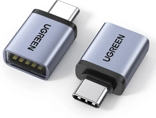 Vista 10 de UGREEN Adaptador USB C a USB A 3.2 OTG de 10 Gbps 2 unidades compatibles con iPhone 17 Pro Max Air 16 15 MacBook Air iMac iPad Galaxy Tab S9 S25