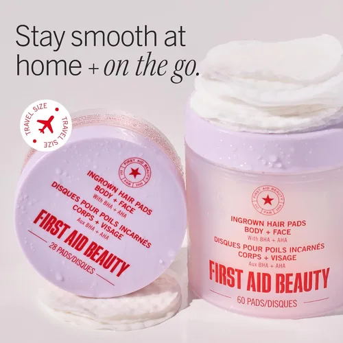 Vista 8 de First Aid Beauty Ingrown Hair Pads with BHA and AHA