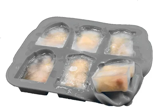 Vista 2 de Bandejas de silicona para cubitos de hielo, molde de lápida de Halloween RIP para hielo, dulces, pasteles, jabón