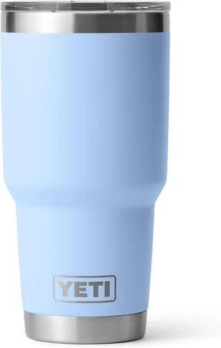 Vista 59 de YETI Rambler - Vaso de 30 oz, acero inoxidable, aislado al vacío con tapa MagSlider, color carmesí Amarillo