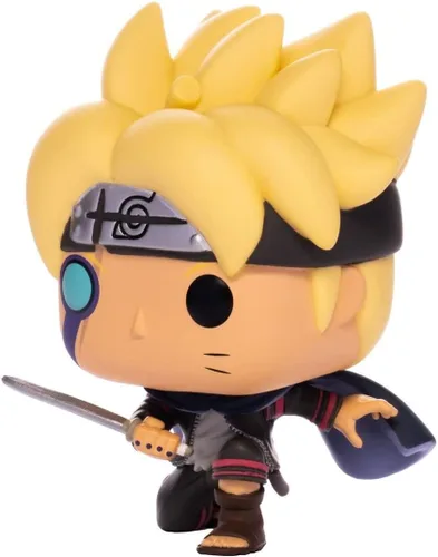 Vista 3 de POP Boruto: Naruto The Next Generation - Figura de vinilo de Boruto con marcas de Funko (paquete con funda protectora de caja compatible)