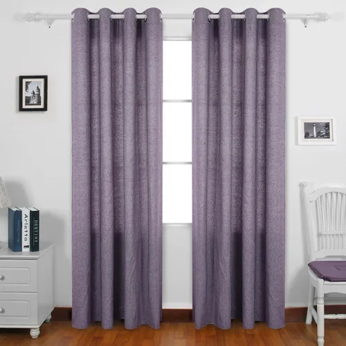 Vista 11 de Deconovo Curtains cortinas de ventana recicladas de algodón para sala de estar