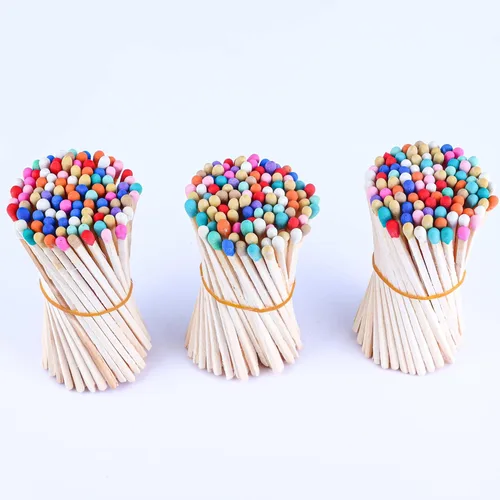 Vista 10 de 150 fósforos decorativos negros de 3 pulgadas, fósforos largos de seguridad de madera para velas, baño, cerillas largas de madera para decoración