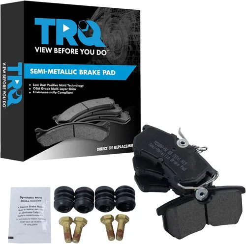 Vista 72 de TRQ Pastillas de freno delanteras semi metálicas compatibles con Ford Expedition 2018-2021 F-150 2018-2020 Lincoln Navigator 2018-2022