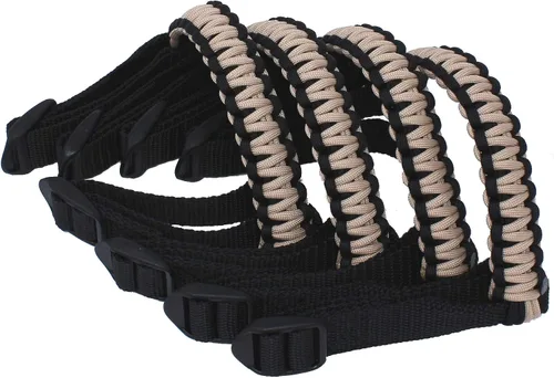 Vista 21 de BubbasGarageTv - Asas de agarre Paracord para Jeep Wrangler JL y Jeep Gladiator JT (negro)