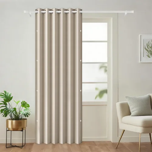Vista 55 de Cortinas plisadas completamente opacas con cierre magnético, 72 pulgadas de largo, para interiores y exteriores, 1 panel, 45 pulgadas de ancho x 72