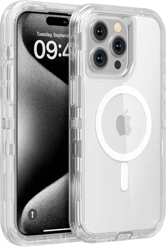 Vista 60 de Follaroma Funda para iPhone 11, Compatible con MagSafe, Fundas de Teléfono de Protección Resistente a Prueba de Golpes de Servicio Pesado