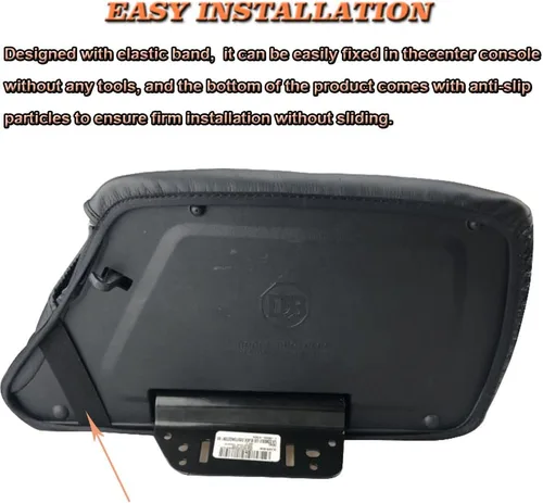 Vista 6 de Funda para el reposabrazos del automóvil, impermeable, para consola central, cubre cajas, resistente a los arañazos, funda protectora de cuero