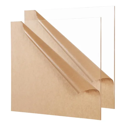 Vista 12 de KAITELA Paquete de 10 láminas de acrílico transparente de 4" x 6", panel de plexiglás fundido de 1/8" de grosor (3mm), tablero de plástico