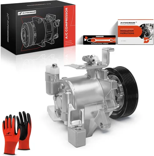 Vista 10 de A-Premium Compresor de aire acondicionado con embrague compatible con Subaru XV Crosstrek 2.0L 2014-2015