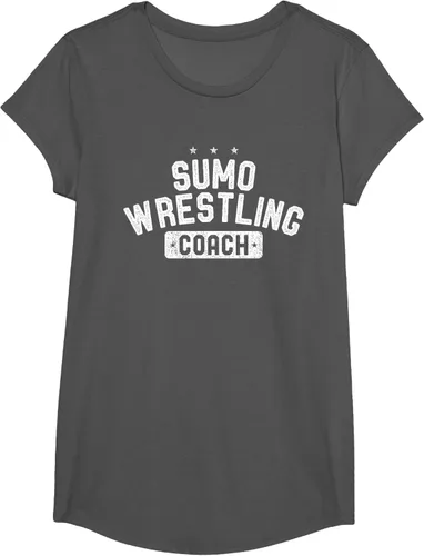Vista 44 de Camiseta vintage de lucha libre Sumo Entrenador de lucha libre, Negro, S