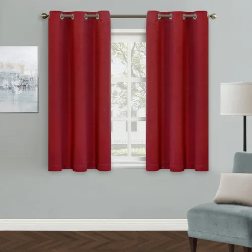 Vista 62 de MYSKY HOME Cortinas Aqua para Armario para Entrada Cortina Opaca para Puerta para Sala de Estar Cortina Oscurecedora de Habitación con Ojales