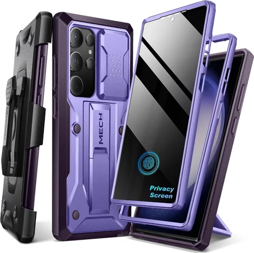 Vista 11 de TONGATE Funda para Samsung Galaxy S23 Ultra, [cubierta deslizante integrada para cámara y protector de pantalla] [2 marcos frontales] Funda de grado