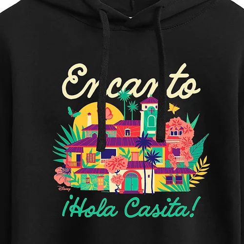Vista 3 de Disney - Encanto - Hola Casita - Sudadera corta con capucha para mujer